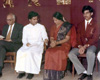 Anand being felicitated for his Arjuna Award by Don Bosco School, Madras